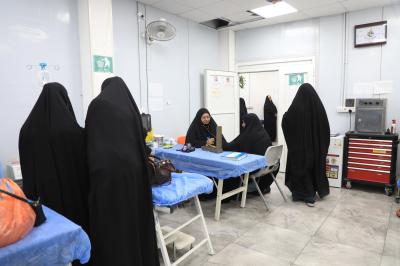 قسم الشؤون الطبية يواصل تقديم خدماته للزائرين في ليلة الجمعة