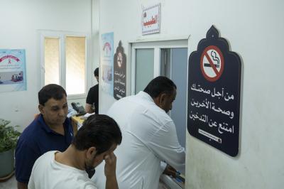 قسم الشؤون الطبية يواصل تقديم خدماته للزائرين في ليلة الجمعة