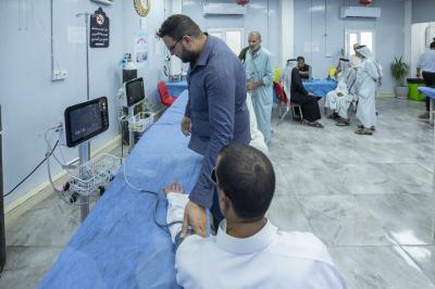 قسم الشؤون الطبية يواصل تقديم خدماته للزائرين في ليلة الجمعة