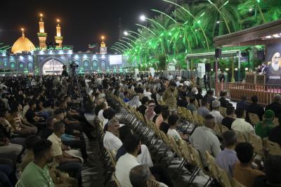 العتبة العباسية تقيم مهرجان (قلّ نظيره) الشعري تأبينًا لروح السيد الشهيد حسن نصر الله