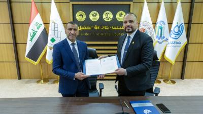 جامعتا الكفيل وكربلاء تعقدان اتفاقية تعاون مشترك لتعزيز التعليم الصيدلي