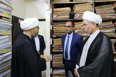 الهيأة العليا لإحياء التراث ومركز الكاظمية يبحثان سبل تعزيز التعاون المشترك