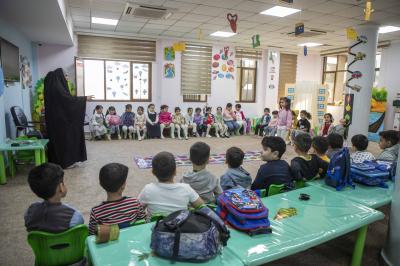قسم التربية والتعليم يعلن عن بدء العام الدراسي لرياض مجموعة العميد
