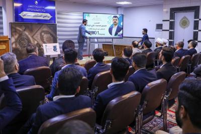 المجمع العلمي يحتفل بالمنتسب المثالي لعام 2023 في معهد القرآن الكريم في النجف الأشرف