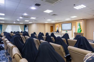 شعبة الخطابة النسوية تواصل إقامة برنامج رابطة خطيبات المنبر الحسيني