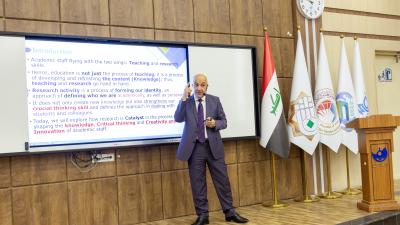 جامعة الكفيل تنظم محاضرة عن دور البحث العلمي في تعزيز المهارات الأكاديمية