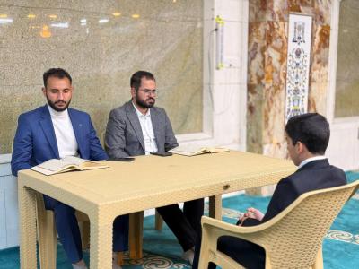 المجمع العلمي يجري الاختبار المركزي لطلبة الحفظ بالعاصمة بغداد ويعقد ندوة حوارية في بابل