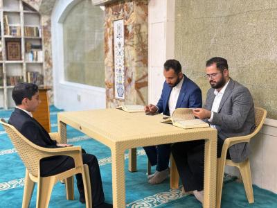 المجمع العلمي يجري الاختبار المركزي لطلبة الحفظ بالعاصمة بغداد ويعقد ندوة حوارية في بابل