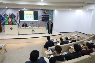 قسم الشؤون الفكرية يقيم ندوة عن دور الطلبة في حماية الذاكرة العراقية بالنجف الأشرف