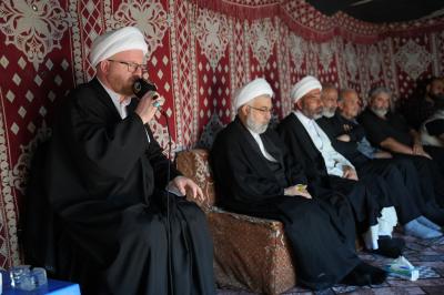 العتبة العباسية تقيم مجلس عزاء بذكرى استشهاد السيدة الزهراء (عليها السلام) في سوريا