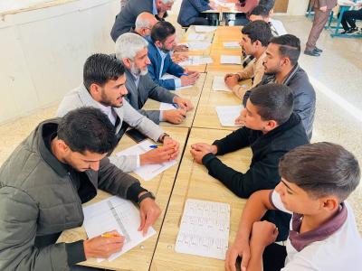 المجمع العلمي ينظّم مسابقة في إتقان الصلاة لطلبة إعدادية الشيخ الكليني في بابل