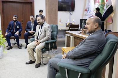 وفد من كلية الحكمة الجامعة يطلع على مشاريع العتبة العباسية الصحية والتعليمية