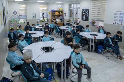 قسم التربية والتعليم يطلق المرحلة الأولى من مشروع تحديث البيئة المدرسية لمجموعة العميد التعليمية