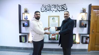 قسم شؤون المعارف يرفد مكتبات النجف الأشرف بـ 350 إصدارًا