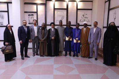 وفد من قسم الشؤون الفكرية يبحث سبل التعاون المشترك مع جامعة المثنى
