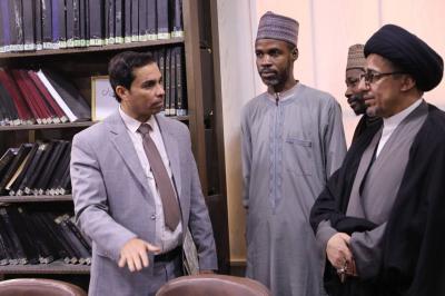 وفد من قسم الشؤون الفكرية يبحث سبل التعاون المشترك مع جامعة المثنى