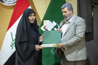 العتبة العباسية تكرم الفائزين في مسابقات جائزة الصدّيق الأكبر الأدبية