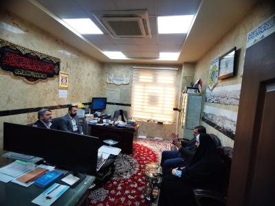 وفد جمعية المخطوطات الإيرانية يطّلع على أعمال أرشفة الوثائق في قسم الشؤون الفكرية