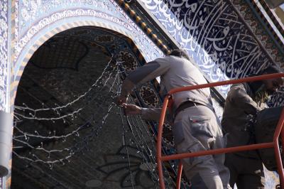 قسم المقام يباشر استعداداته لاستقبال زائري النصف من شعبان