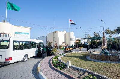 مجمع الشيخ الكليني يستقبل الوجبة الثانية من الطالبات المشاركات في حفل تكريم مرتديات العباءة العراقية