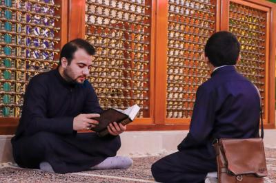 حفّاظ المجمع العلمي يحتفون باليوم الوطنيّ للقرآن الكريم في مزار صافي صفا في النجف الأشرف