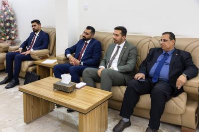 العتبة العباسية المقدسة تقدم دعوة إلى الجامعة التقنية الجنوبية في البصرة للمشاركة في الحفل المركزي لتخرج طلبة الجامعات