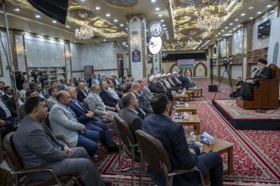 أستاذ الحوزة العلمية العلّامة السيد أحمد الصافي يُلقي المحاضرة العلمية الأسبوعية الثالثة في شرح دعاء أبي حمزة الثمالي