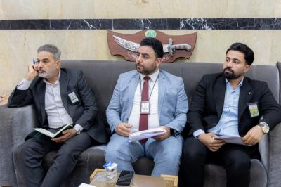 قسم العلاقات العامة يناقش تحضيراته لإطلاق فعاليات مخيم فتية الكفيل الوطني العاشر