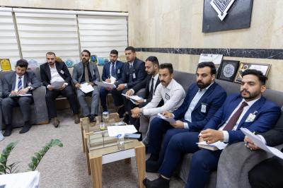 قسم العلاقات العامة يناقش تحضيراته لإطلاق فعاليات مخيم فتية الكفيل الوطني العاشر