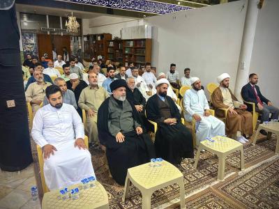 المجمع العلمي يقيم محفًلا قرآنيًّا في قضاء الحسينية ببغداد