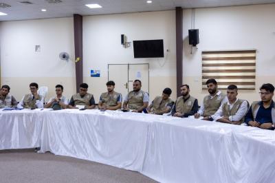 قسم العلاقات ينظّم محاضراتٍ وجلسات وورشًا تدريبية للمشاركين في مخيّم فتية الكفيل الوطني العاشر