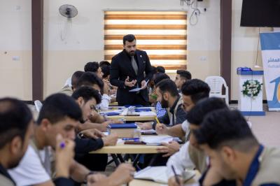 قسم العلاقات ينظّم محاضراتٍ وجلسات وورشًا تدريبية للمشاركين في مخيّم فتية الكفيل الوطني العاشر