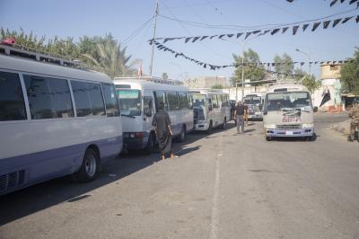 موكب العتبة العباسية المقدّسة يقدّم خدماته لزائري مرقد الإمامين العسكريّين (عليهما السلام) في سامراء