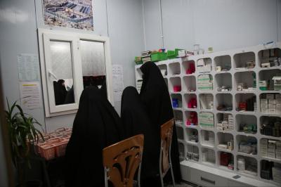 قسم الشؤون الطبّية يقدّم خدماته للمشاركين في عزاء دفن الأجساد الطاهرة 