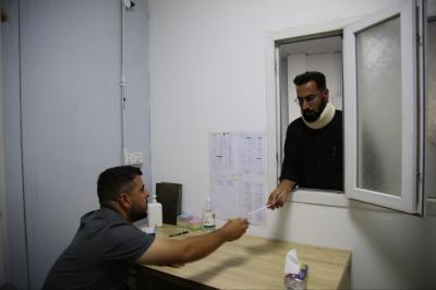 قسم الشؤون الطبّية يقدّم خدماته للمشاركين في عزاء دفن الأجساد الطاهرة 