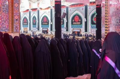 شعبة مدارس الكفيل الدينية النسوية تشارك في المسيرة السنوية لإحياء ذكرى دفن الأجساد الطاهرة