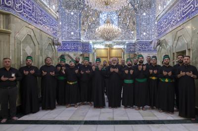 العتبة العباسية المقدسة تجري أعمال غسل حرم مرقد أبي الفضل العباس (عليه السلام)