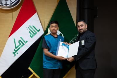 قسم العلاقات العامة يختتم فعاليات مخيم البذرة الواعدة الخاص بأبناء المنتسبين