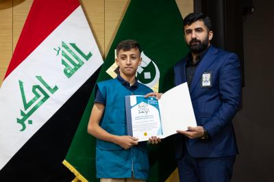 قسم العلاقات العامة يختتم فعاليات مخيم البذرة الواعدة الخاص بأبناء المنتسبين