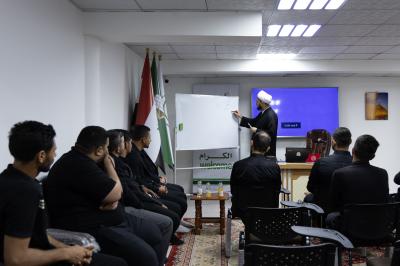 العتبة العباسية المقدسة تنظم ورشة تدريبية لمتطوعي مشروع فتية الكفيل الوطني في ديالى