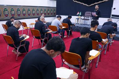 المجمع العلميّ يُجري اختبارات نظريّة وتطبيقيّة لطلبته في قضاء الحمزة الشرقيّ