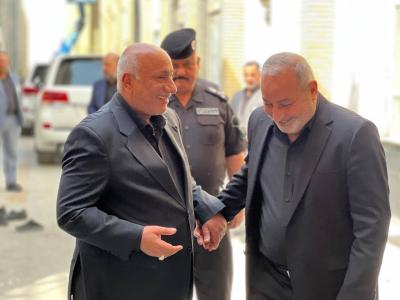 المشرف على مجمع أبي الفضل العباس (عليه السلام) يستقبل محافظ كربلاء ويستعرض الاستعدادات الخاصة بزيارة الأربعين