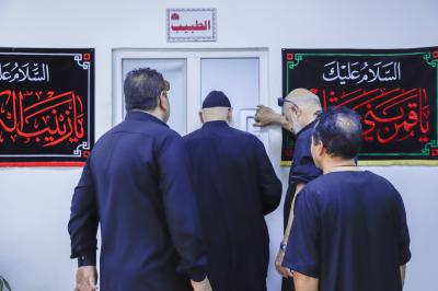قسم الشؤون الطبية يواصل تقديم خدماته لزائري مرقدَي الإمام الحسين وأخيه أبي الفضل العباس (عليهما السلام)