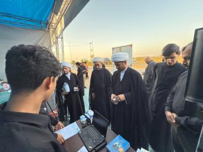 قسم الشؤون الفكرية يفتتح محطتين ثقافيتين في ذي قار لخدمة زائري الأربعين
