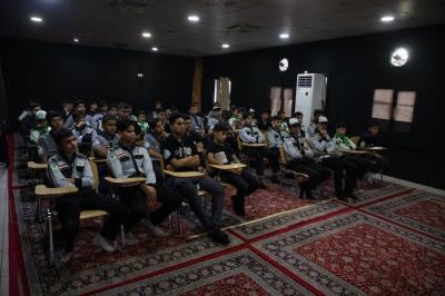 قسم الشؤون الفكرية ينظّم ورشة تدريبية عن الالتزام والانضباط في الخدمة لفتية الكفيل