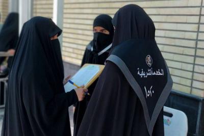 شعبة فاطمة بنت أسد تبدأ برنامجها السنوي بخدمة زائرات الأربعين