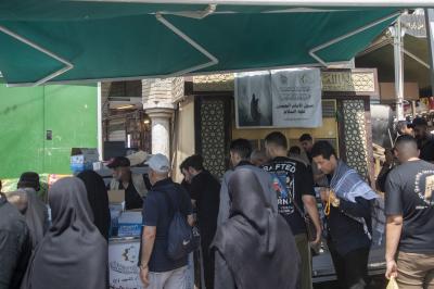  قسم بين الحرمين الشريفين ينصب 12 محطة لتوزيع المياه في أربعة مواقع داخل مدينة كربلاء