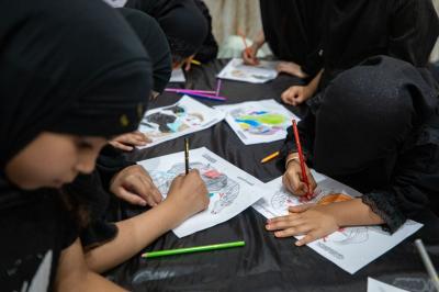 مكتبة أم البنين (عليها السلام) تطلق برامجها الثقافية ضمن محطات الخدمة النسوية لزائرات الأربعين