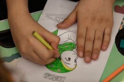 شعبة مدارس الكفيل تقدم برامج متخصصة للأطفال المشاركين في زيارة الأربعين