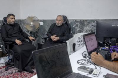 المشرف على مجمع أبي الفضل العباس (عليه السلام) يتفقد الخدمات المقدمة لزائري الأربعين